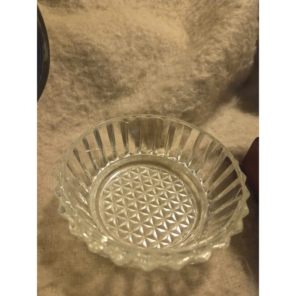 Vintage kromex serving tray/candy dish Set Of Two. Cottagecore Granny Trinket